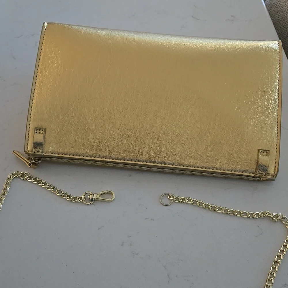 New never used Dolce and Gabbana gold clutch Purse D&G Beauty Vip Clutch Bag - Picture 11 of 12